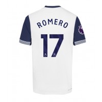 Camisa de Futebol Tottenham Hotspur Cristian Romero #17 Equipamento Principal 2024-25 Manga Curta